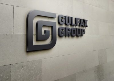 Branding and Identity design for Dubai based Gulfax Group