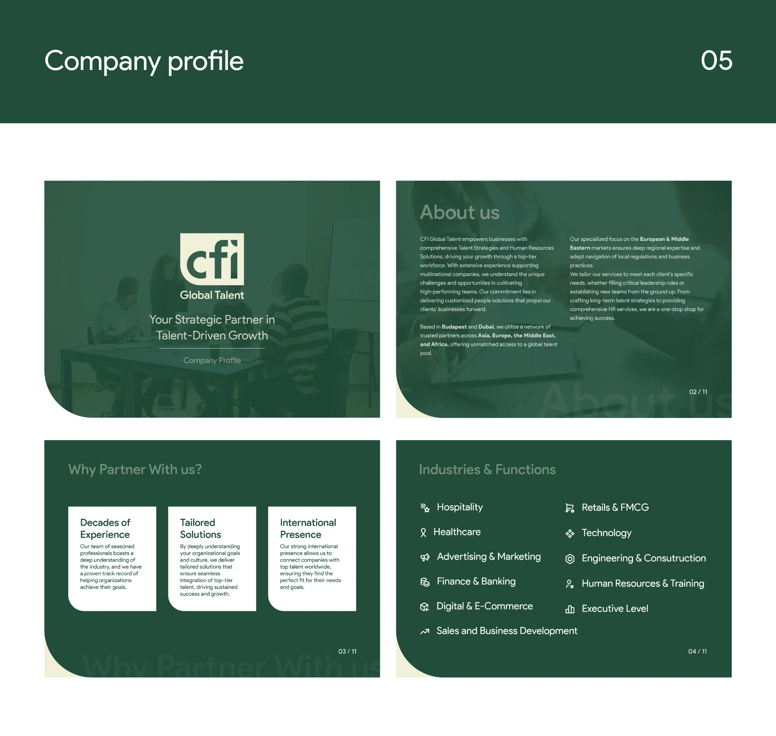 International Responsible Recruitment Agency website design