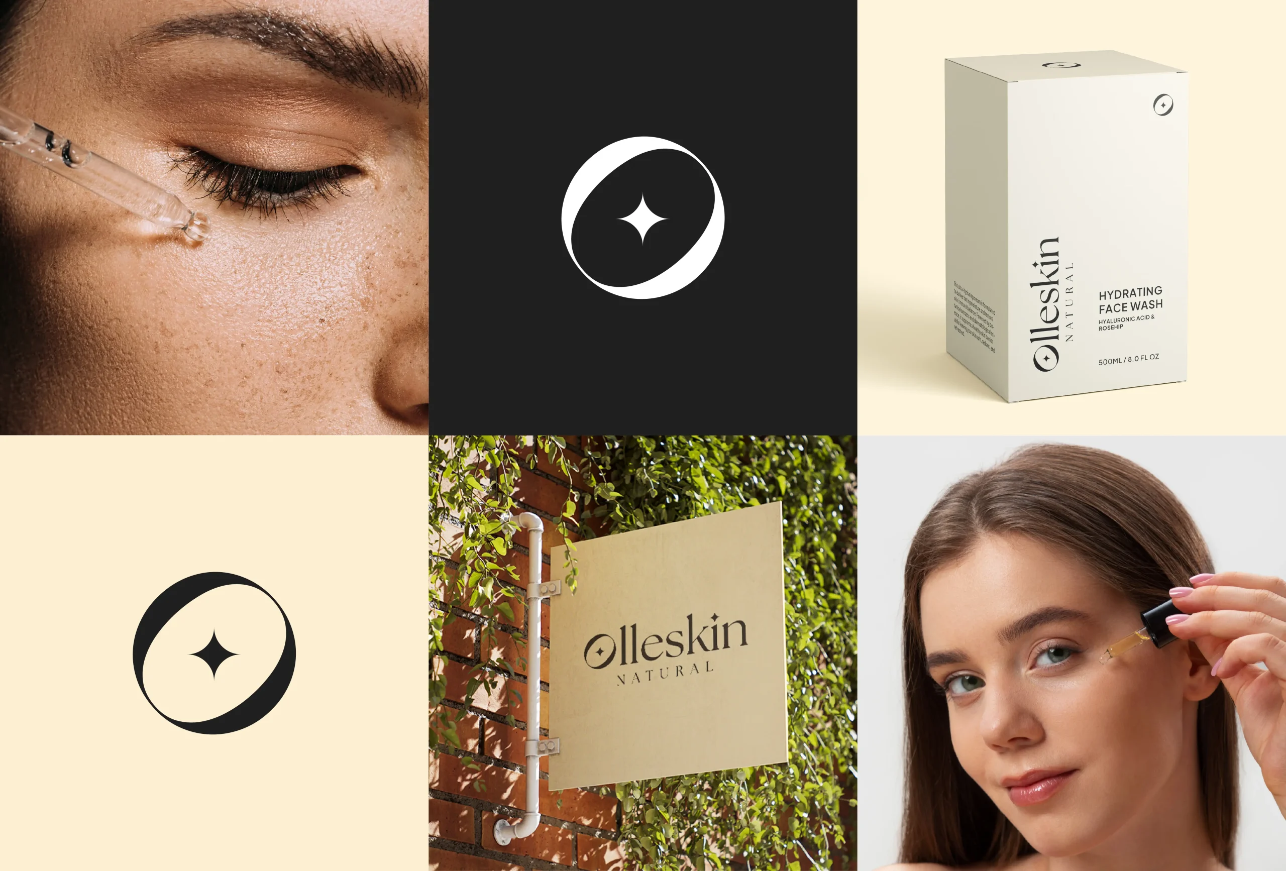 Olleskin natural — Luxury Skincare Identity & Packaging