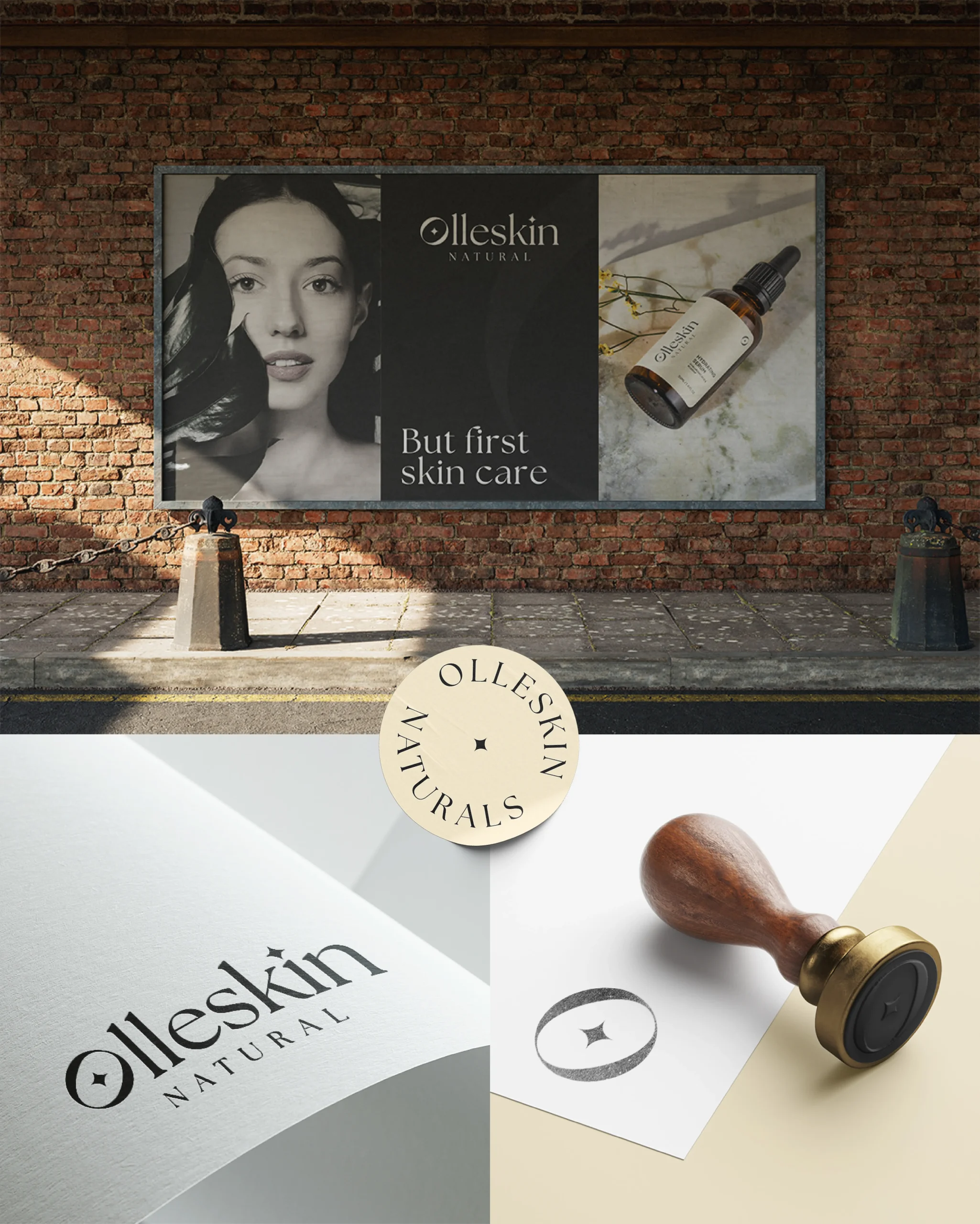 Olleskin natural — Luxury Skincare Identity & Packaging