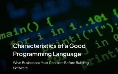 Characteristics of a Good Programming Language