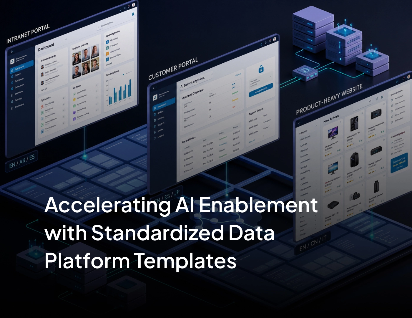 Accelerating AI Enablement with Standardized Data Platform Templates