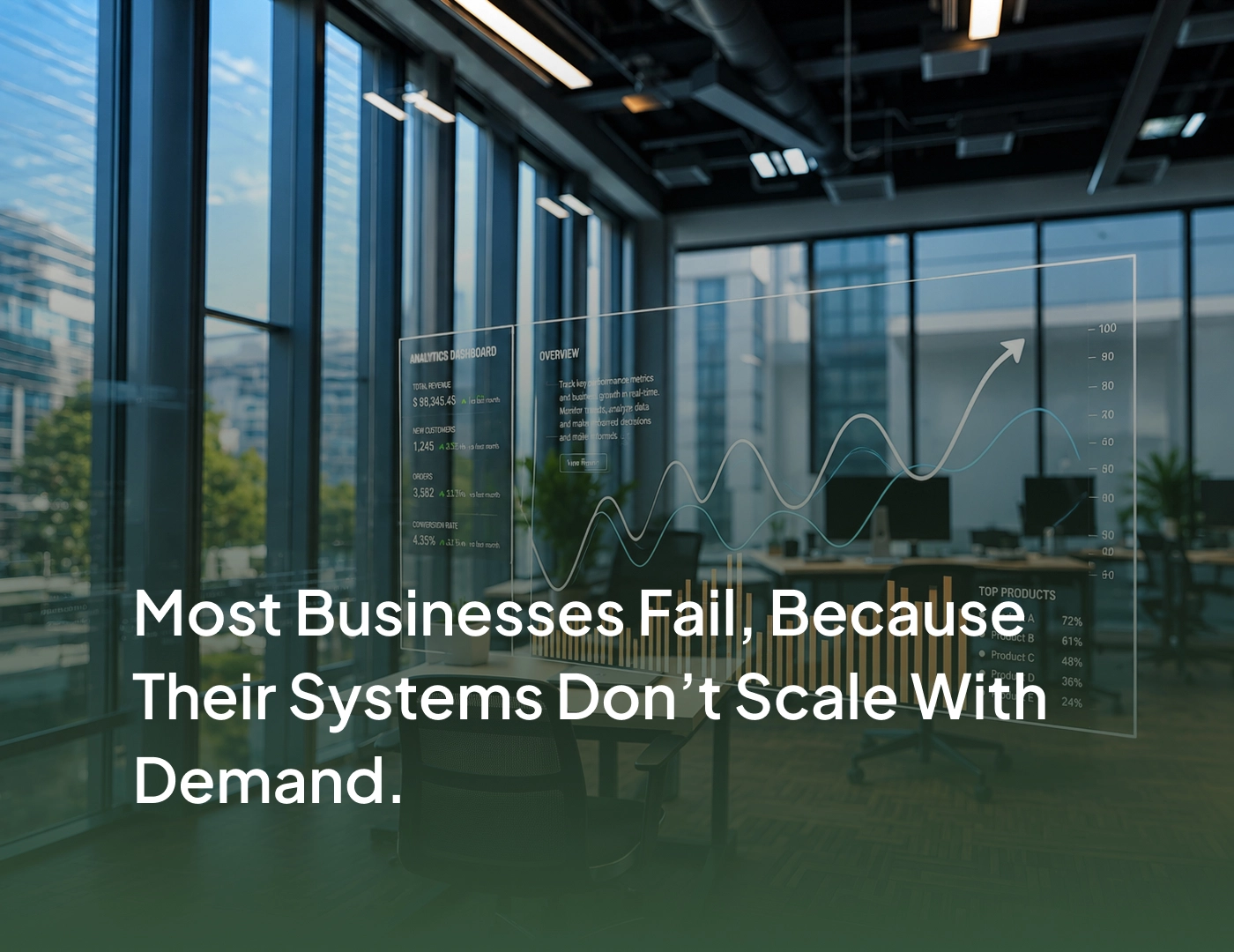 Most businesses fail because their systems don’t scale with demand.